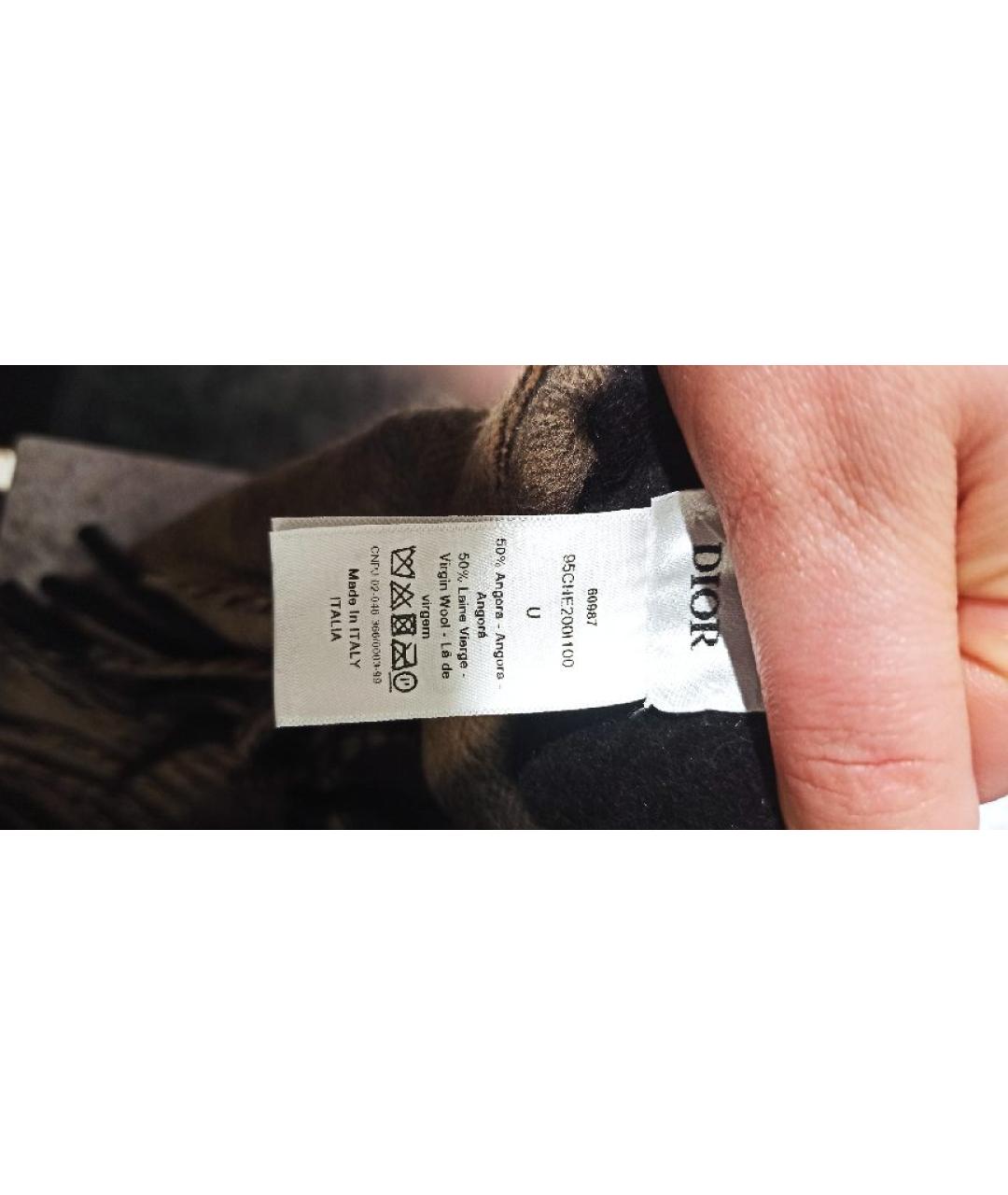 CHRISTIAN DIOR Мульти шерстяной шарф, фото 5