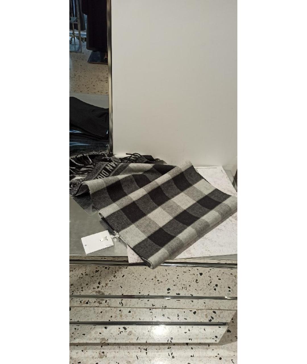 CHRISTIAN DIOR Мульти шерстяной шарф, фото 5