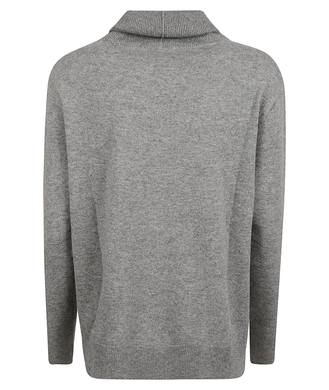 FABIANA FILIPPI Серый шерстяной джемпер / свитер, фото 2