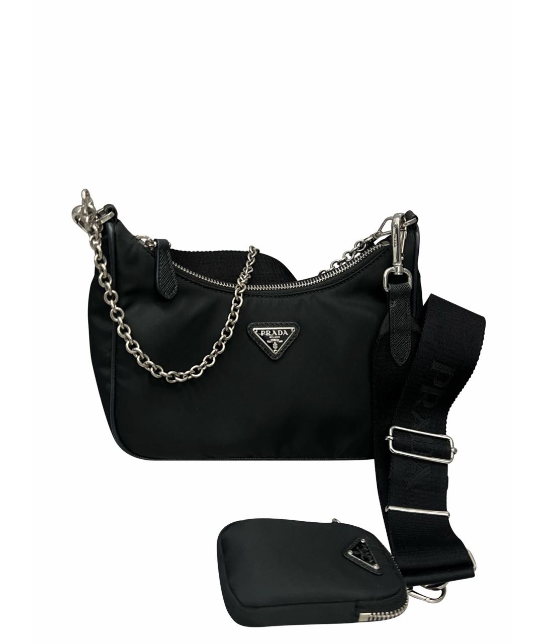 PRADA Черная сумка через плечо, фото 1