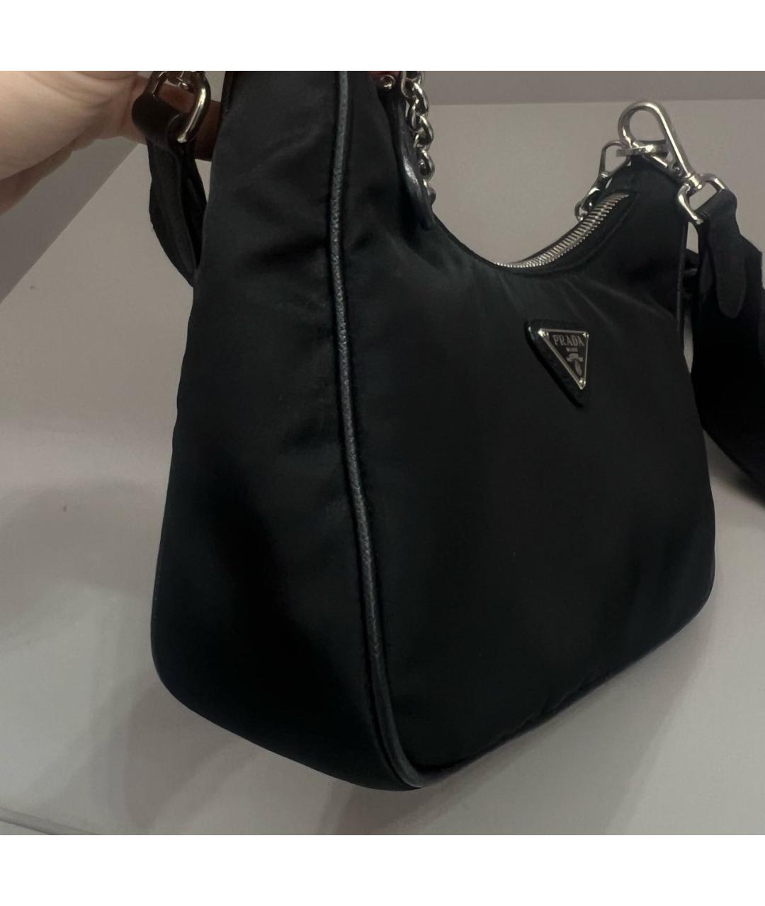 PRADA Черная сумка через плечо, фото 8