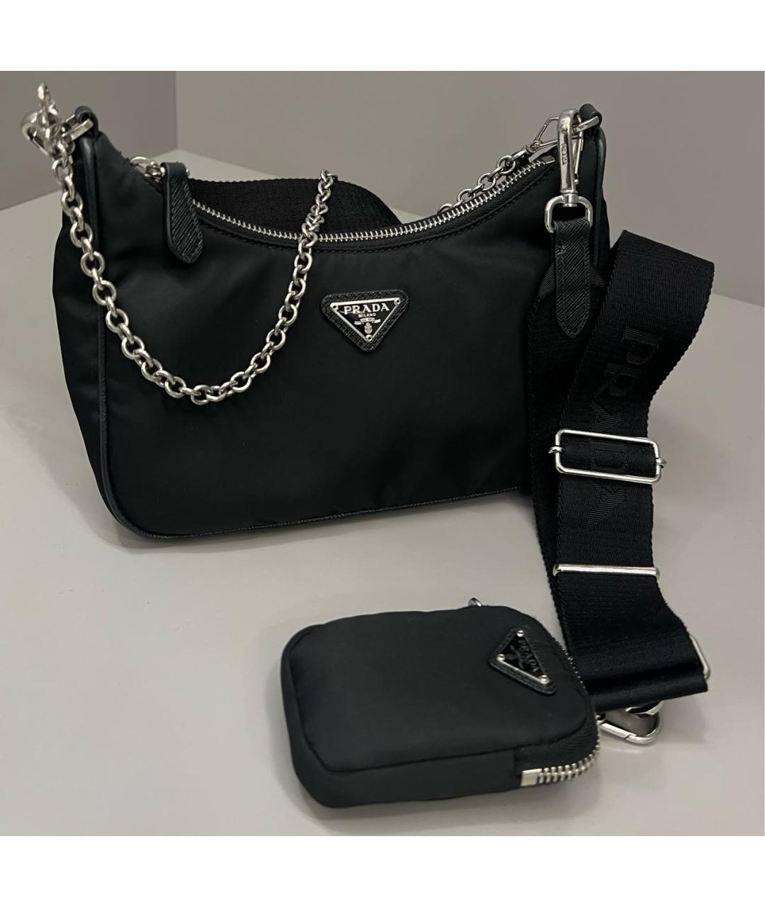 PRADA Черная сумка через плечо, фото 9