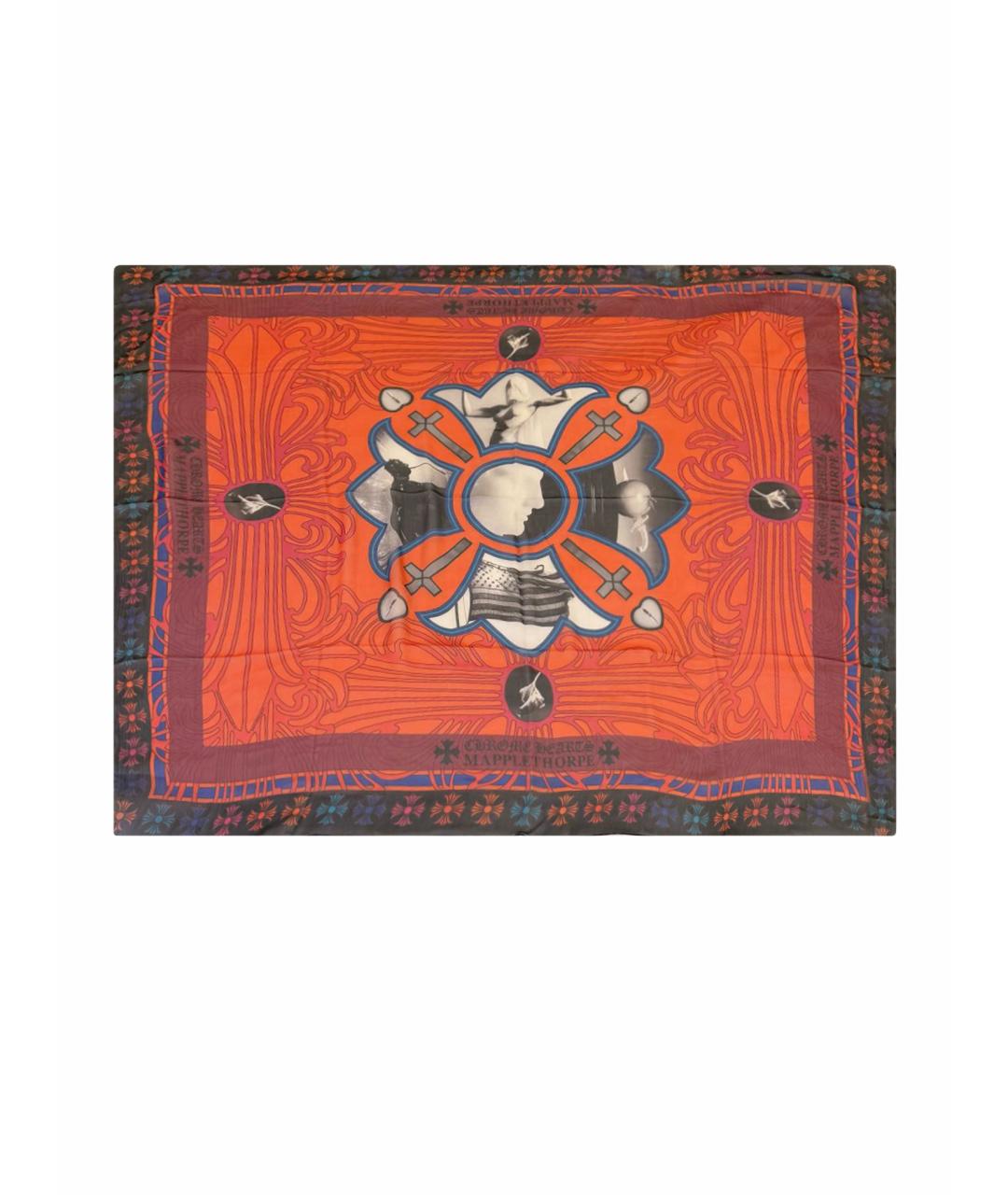 CHROME HEARTS Мульти шелковый платок, фото 1