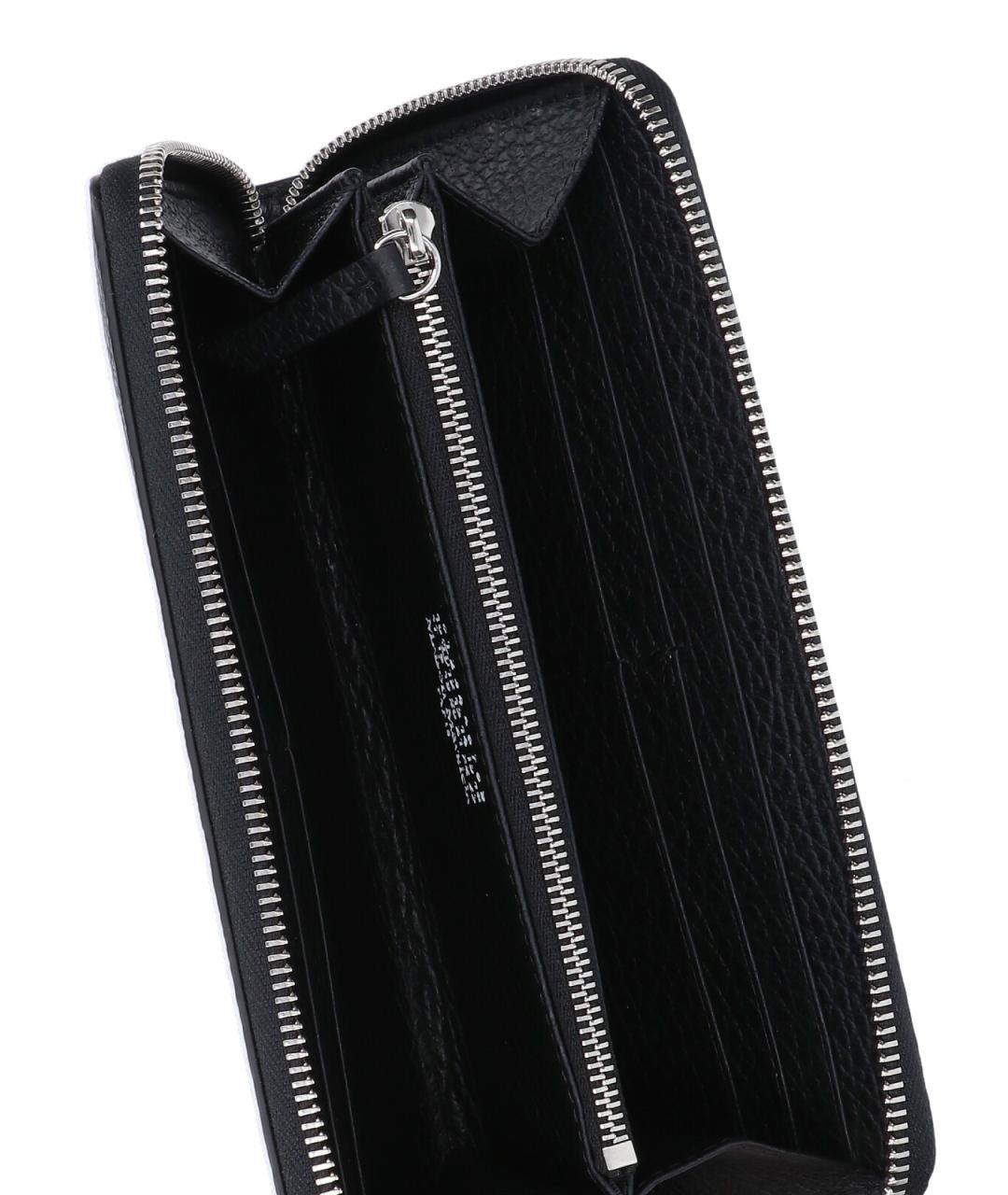 MAISON MARGIELA Черный кожаный кошелек, фото 5