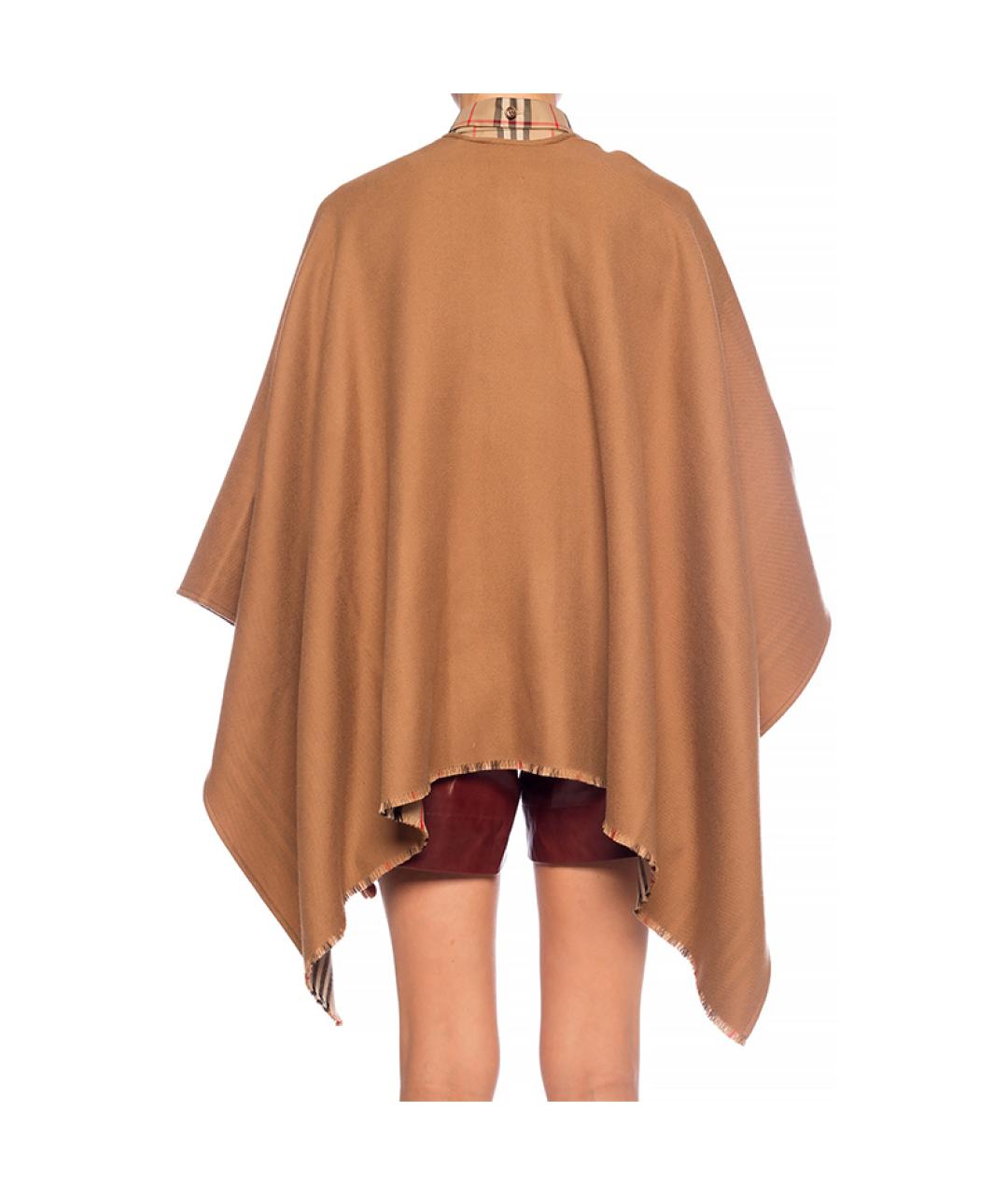 BURBERRY Бежевый платок, фото 2