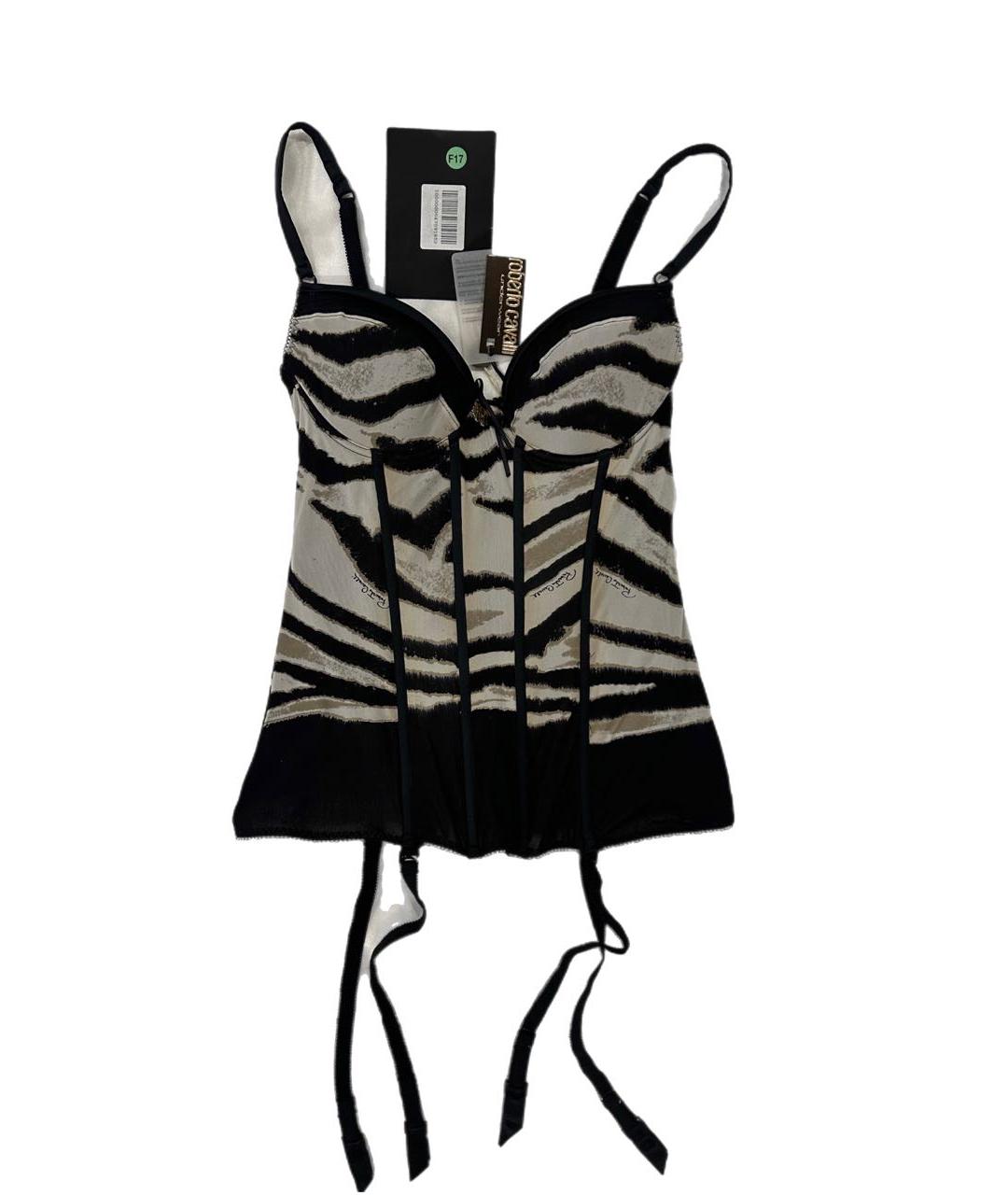 ROBERTO CAVALLI Серый вискозный корсет, фото 1