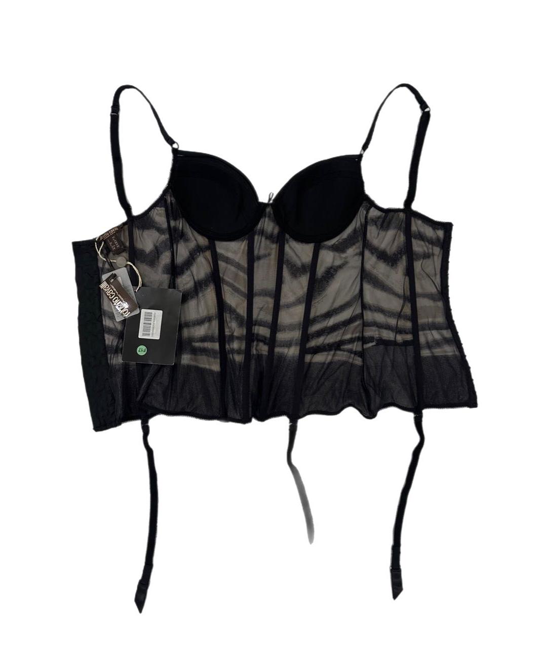 ROBERTO CAVALLI Серый вискозный корсет, фото 2