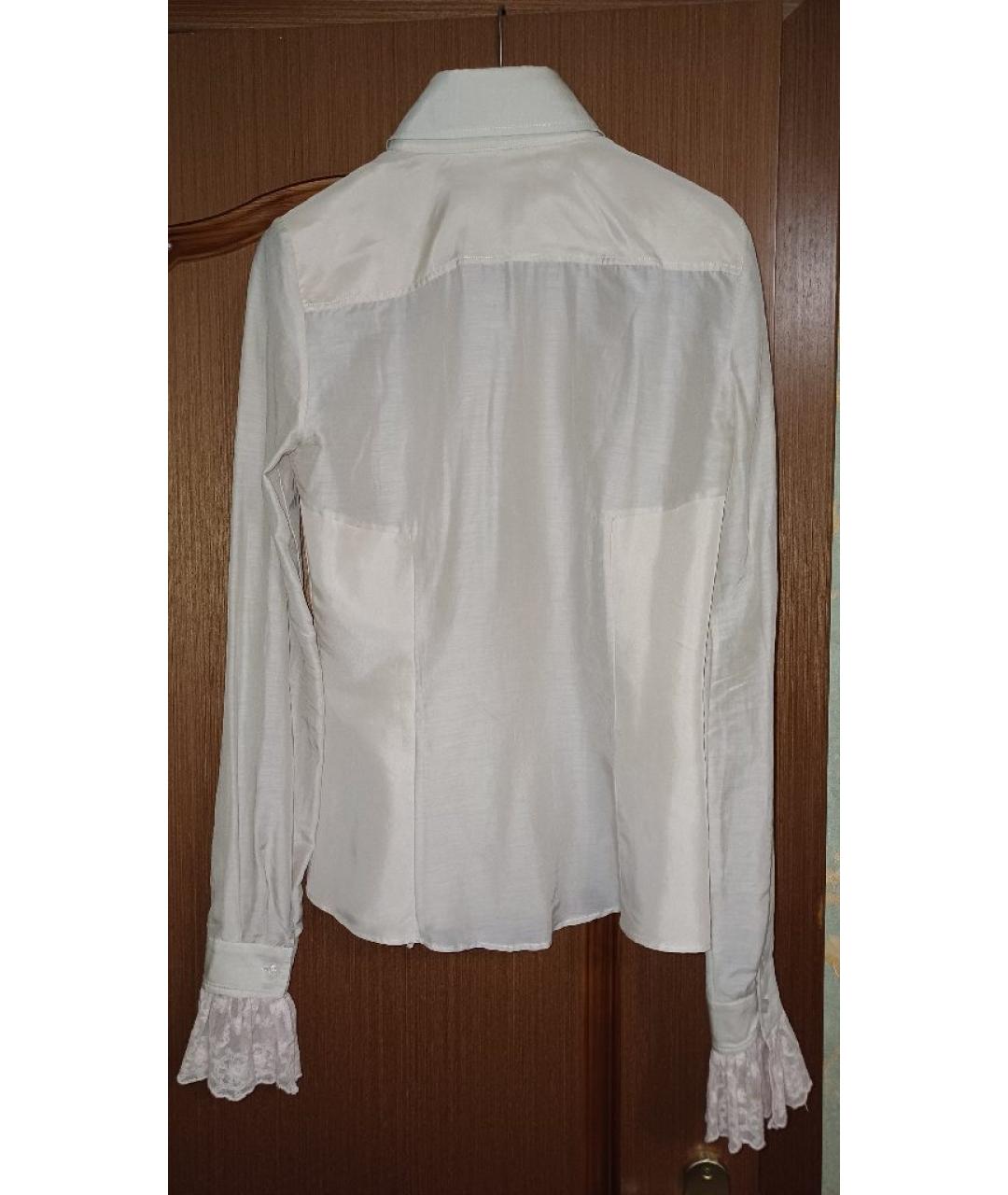 BARBARA BUI Бежевая хлопковая рубашка, фото 2