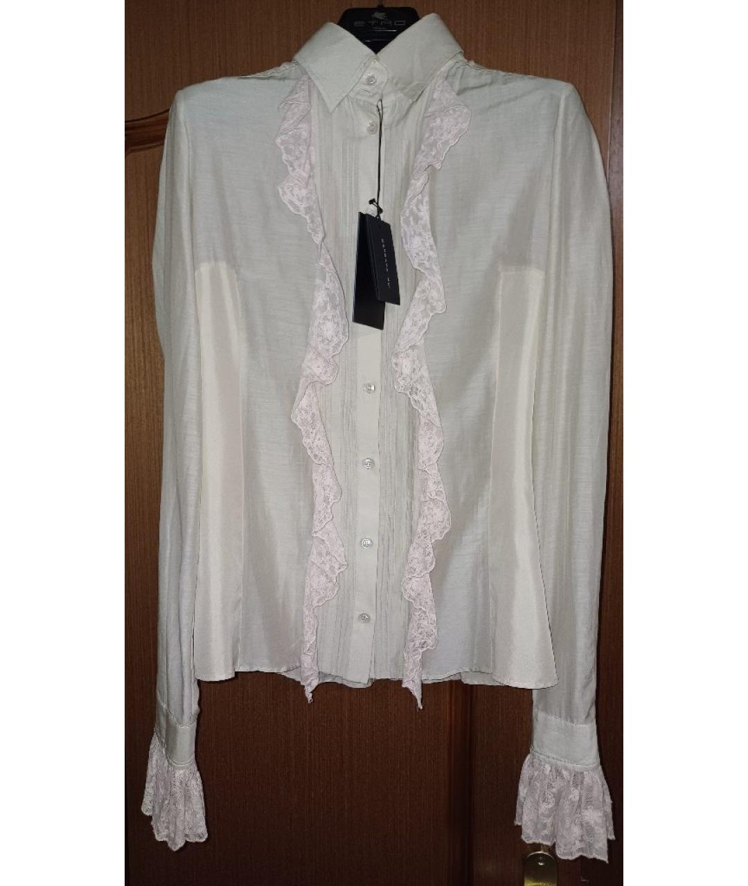 BARBARA BUI Бежевая хлопковая рубашка, фото 6