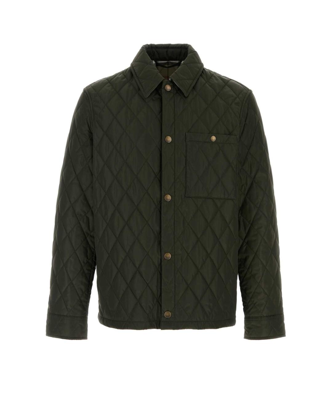 BURBERRY Зеленая куртка, фото 1