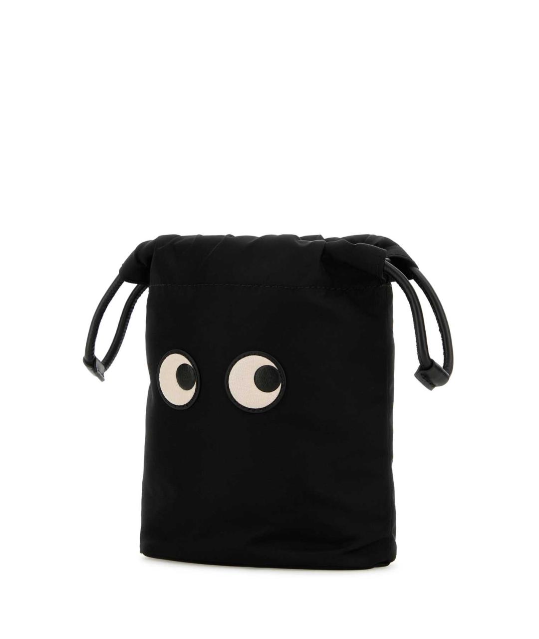 ANYA HINDMARCH Черная сумка с короткими ручками, фото 2