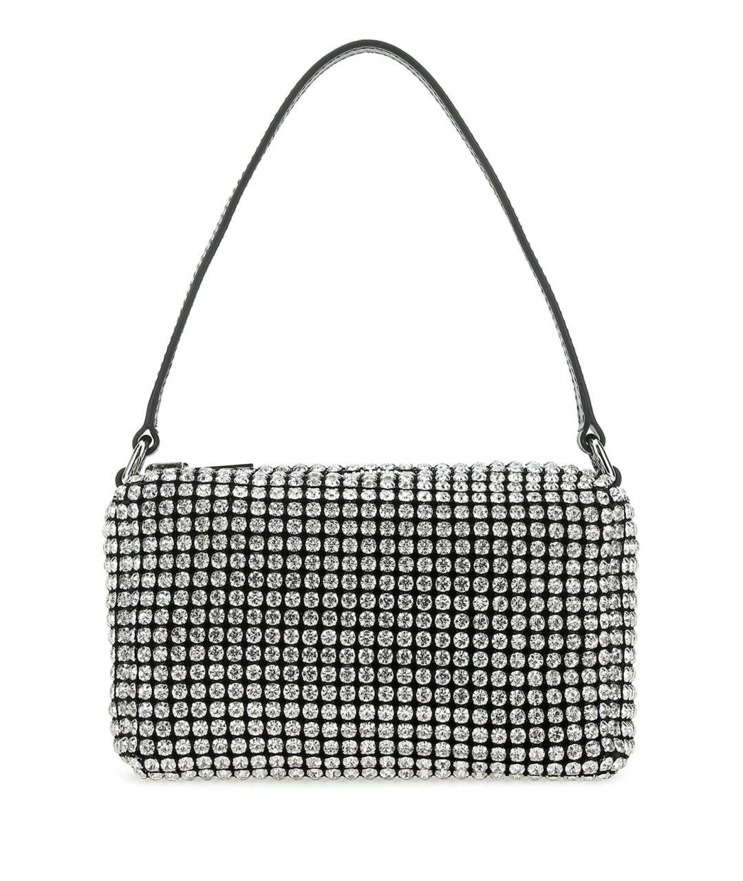 ALEXANDER WANG Серебряная тканевая сумка через плечо, фото 1