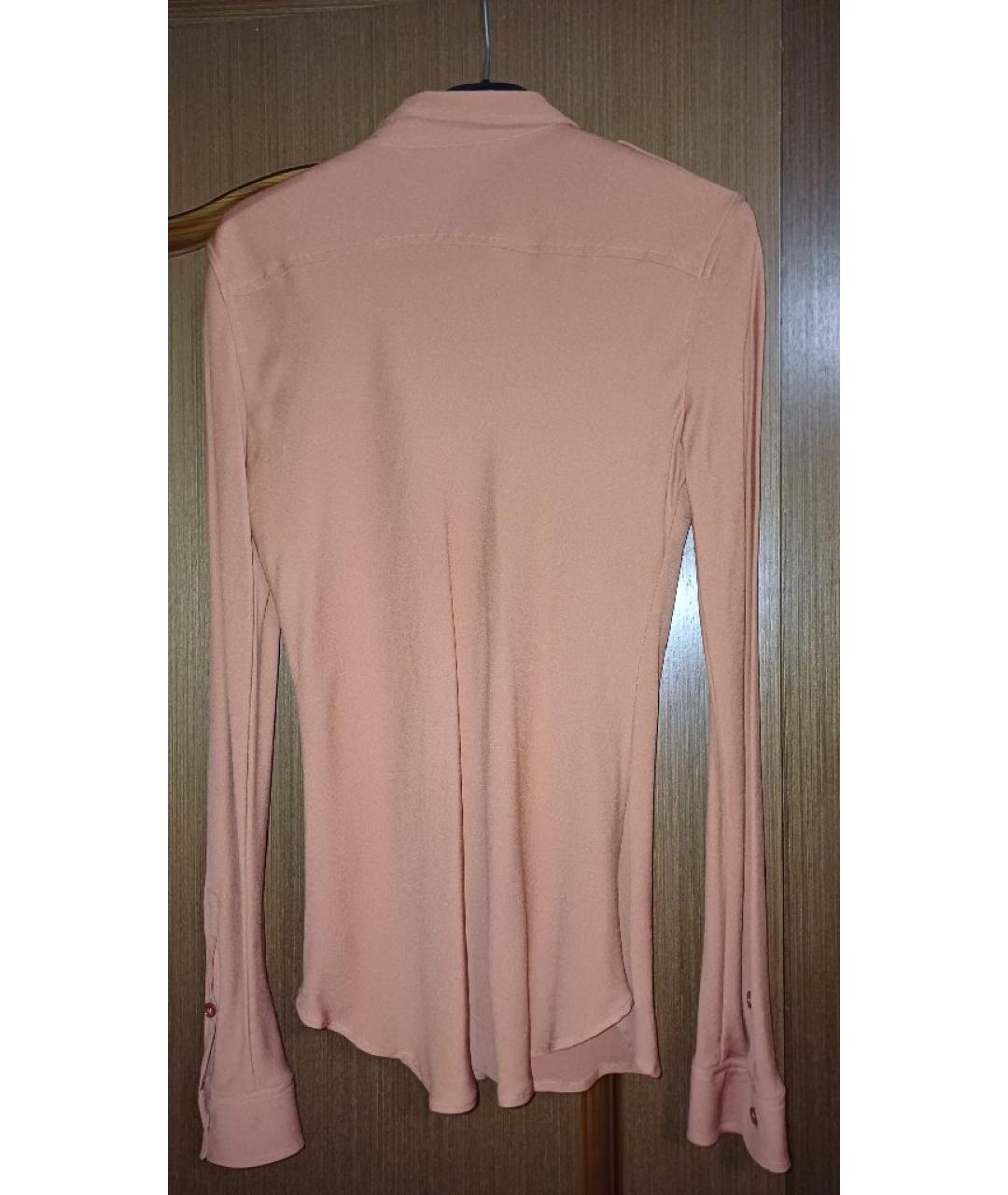 WEEKEND MAX MARA Оранжевая шелковая рубашка, фото 2