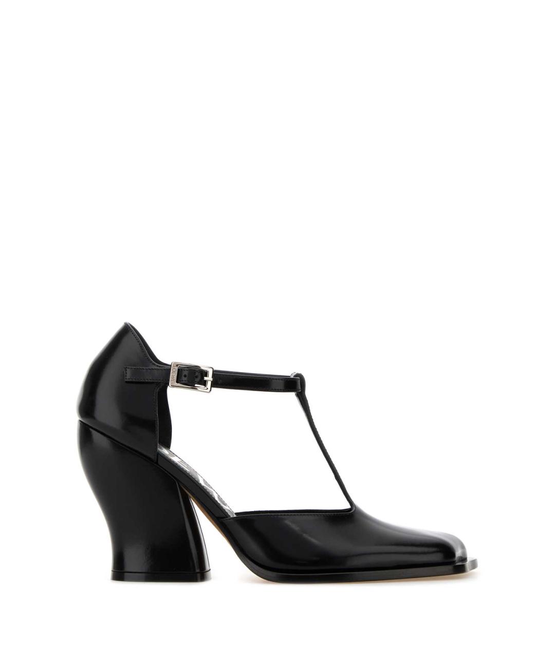 LOEWE Черные кожаные туфли, фото 1