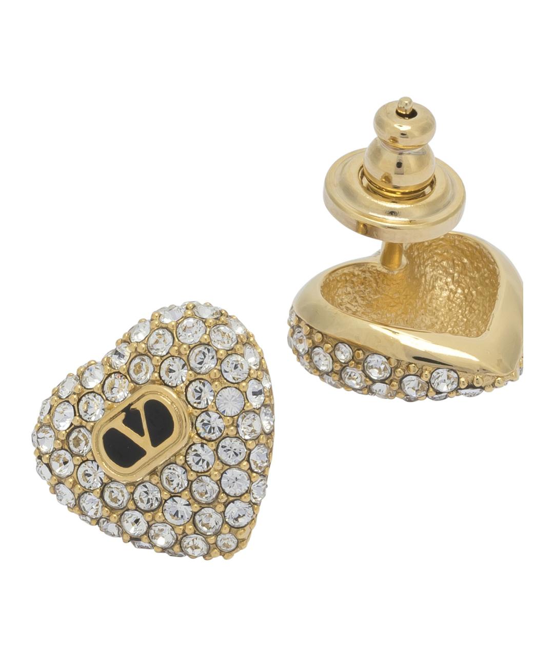 VALENTINO Золотые металлические серьги, фото 2