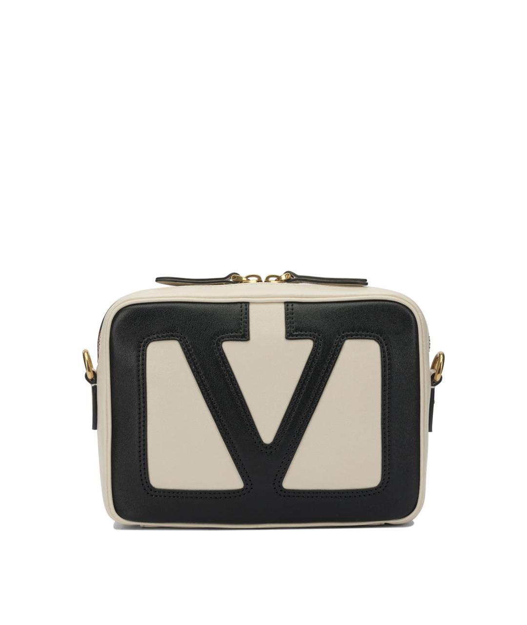 VALENTINO Белая кожаная сумка через плечо, фото 1