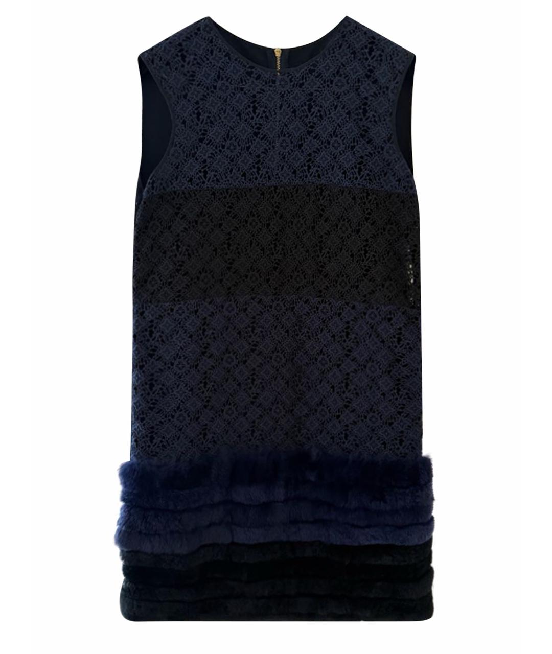 LOUIS VUITTON Темно-синее повседневное платье, фото 1