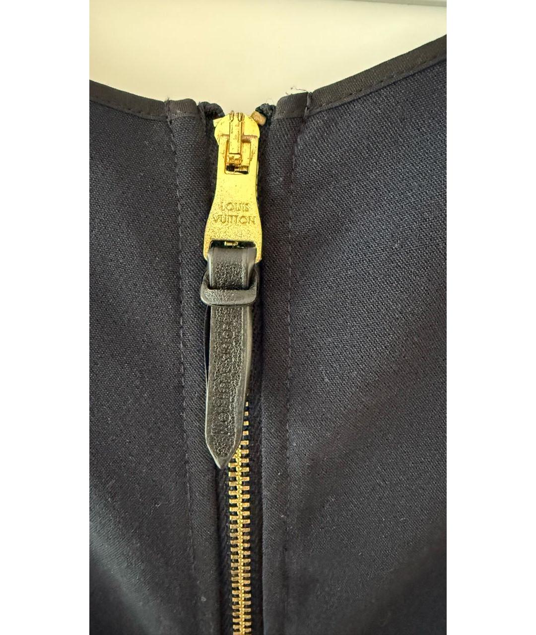 LOUIS VUITTON Темно-синее повседневное платье, фото 5