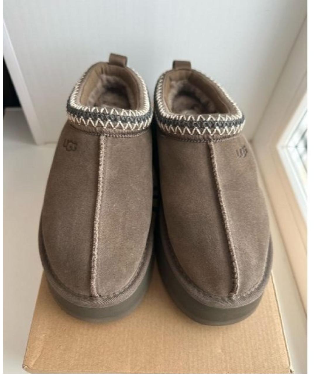 UGG AUSTRALIA Коричневые замшевые мюли, фото 3