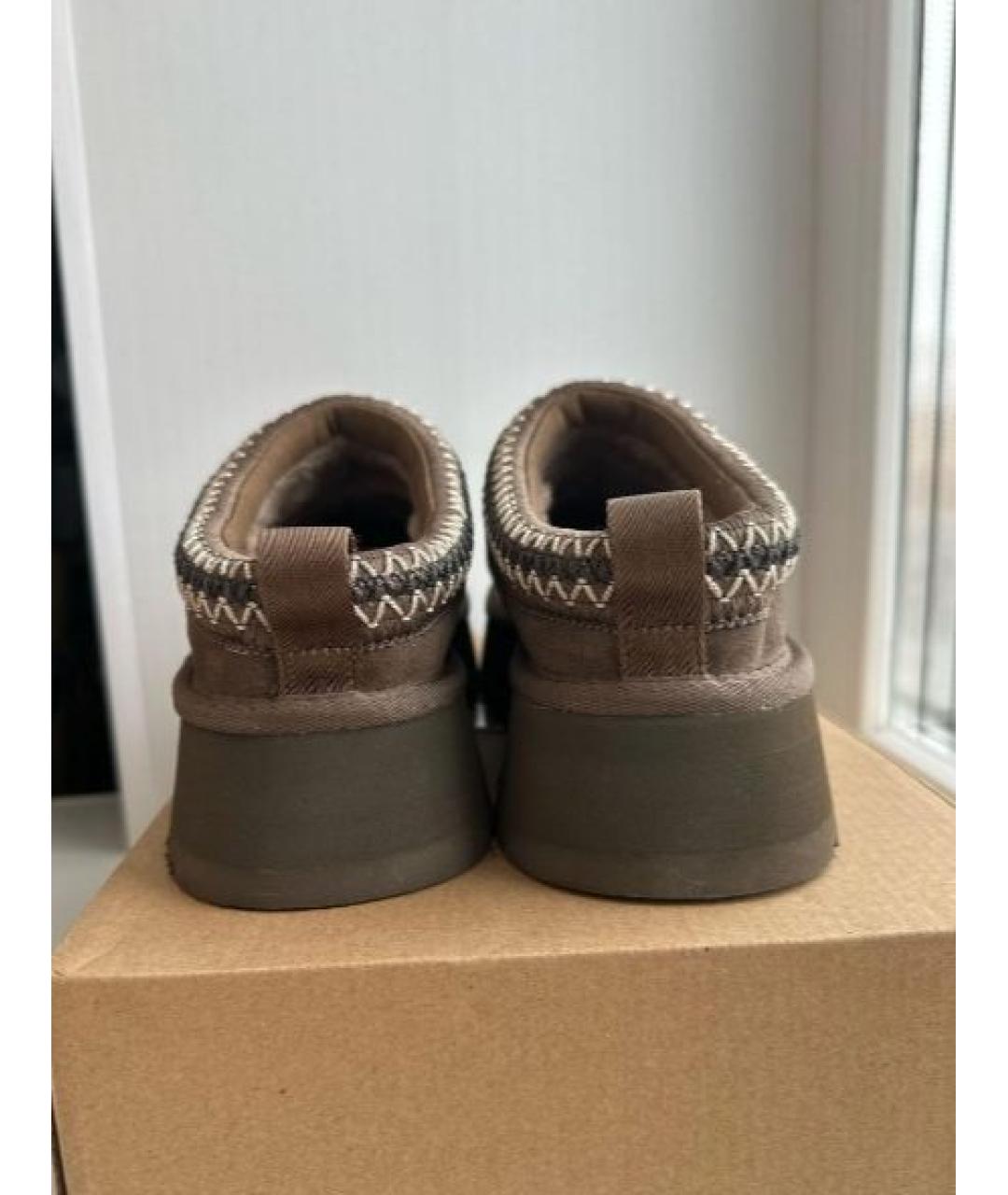 UGG AUSTRALIA Коричневые замшевые мюли, фото 4