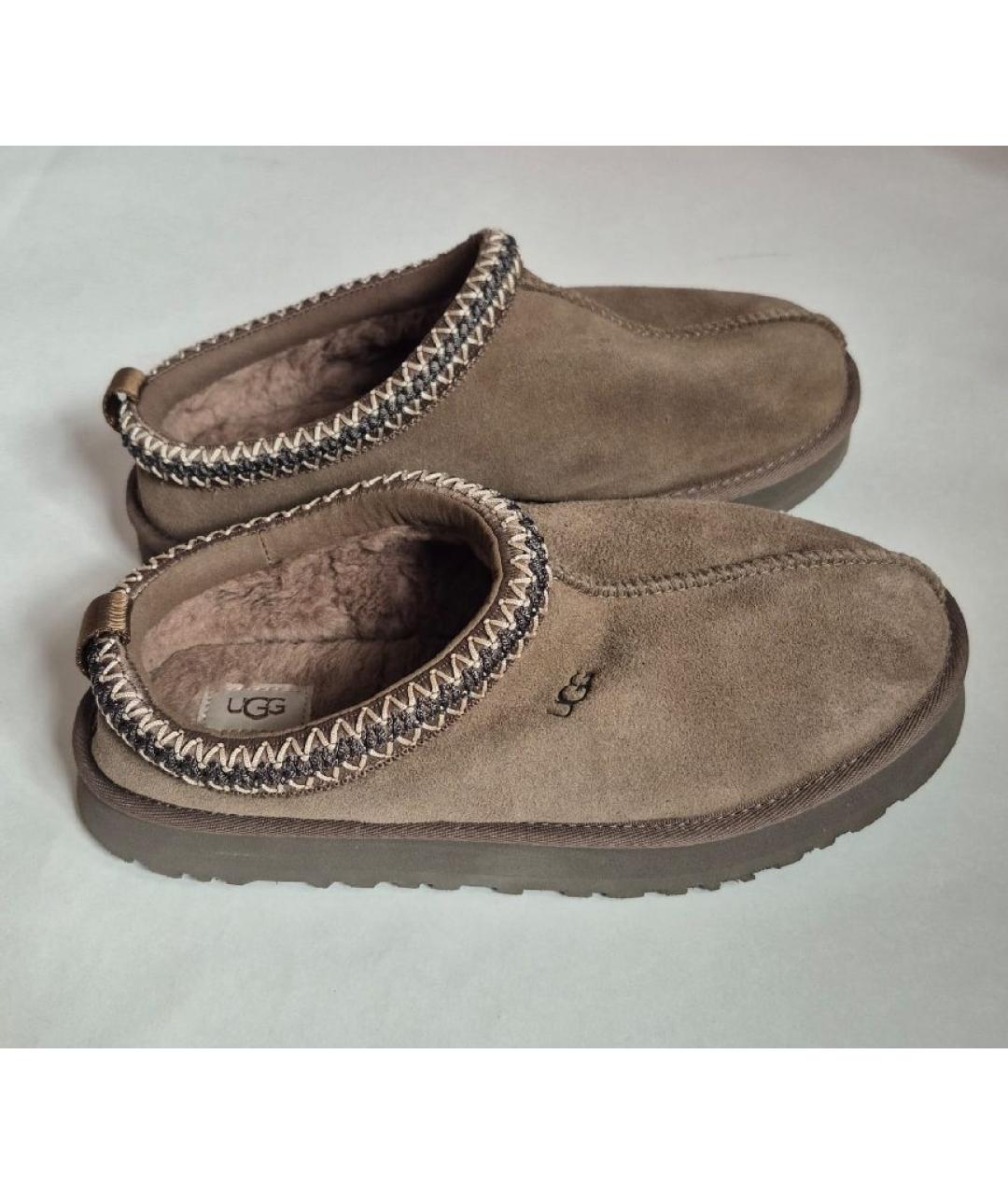 UGG AUSTRALIA Коричневые замшевые ботинки, фото 8