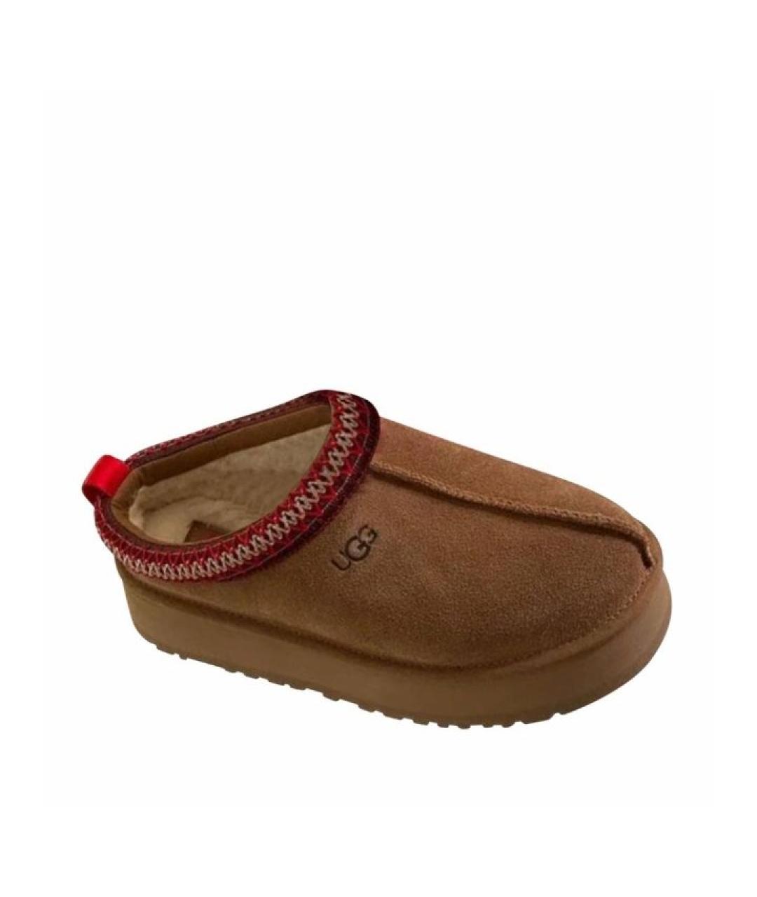 UGG AUSTRALIA Коричневые замшевые ботинки, фото 2