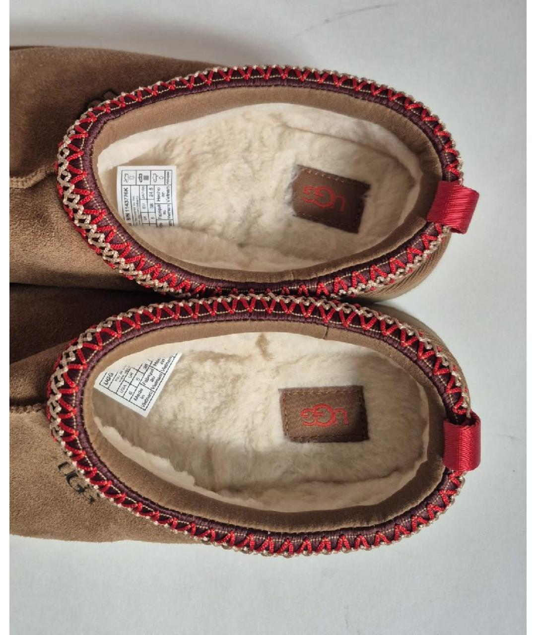 UGG AUSTRALIA Коричневые замшевые ботинки, фото 7