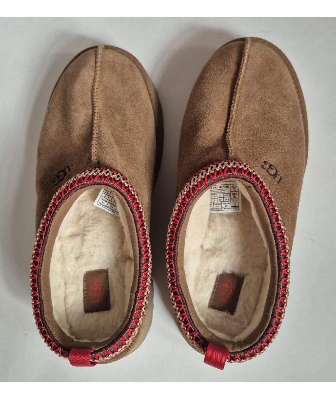 UGG AUSTRALIA Коричневые замшевые мюли, фото 8