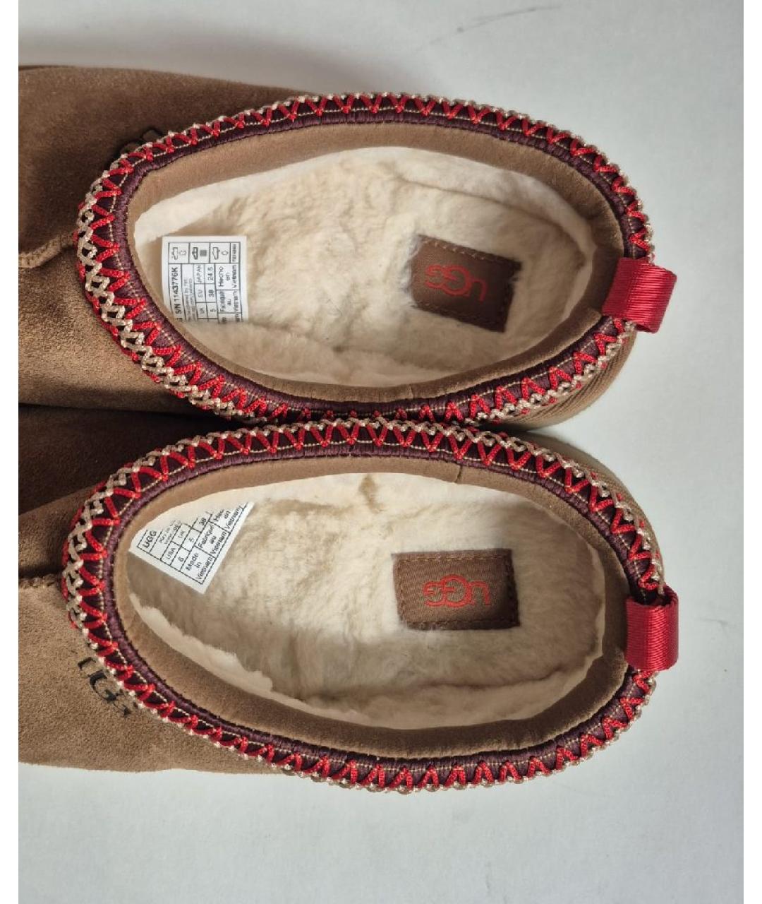 UGG AUSTRALIA Коричневые замшевые мюли, фото 7