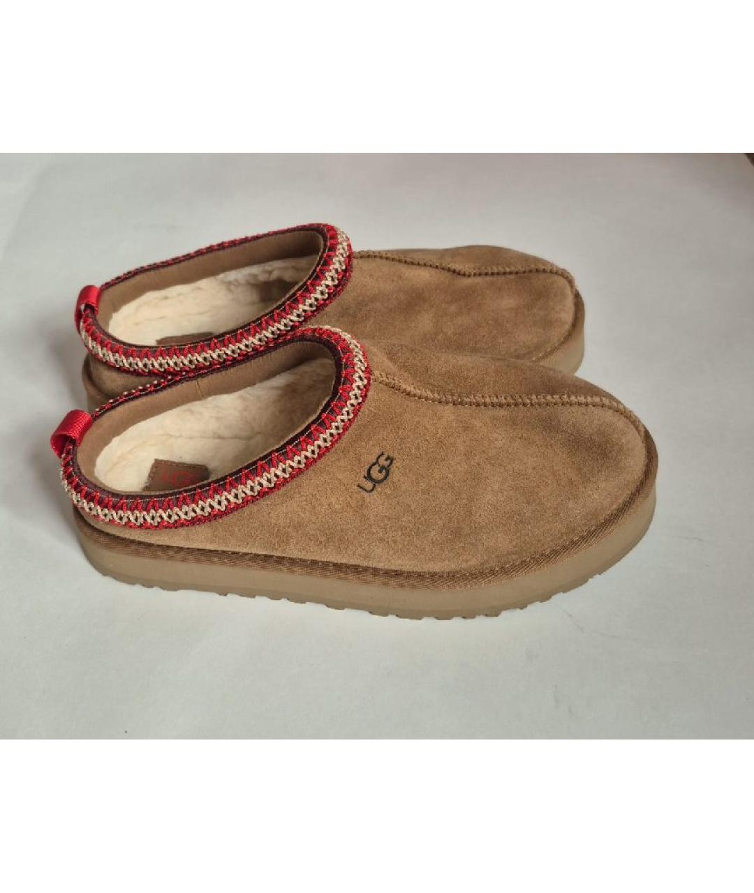 UGG AUSTRALIA Коричневые замшевые мюли, фото 4