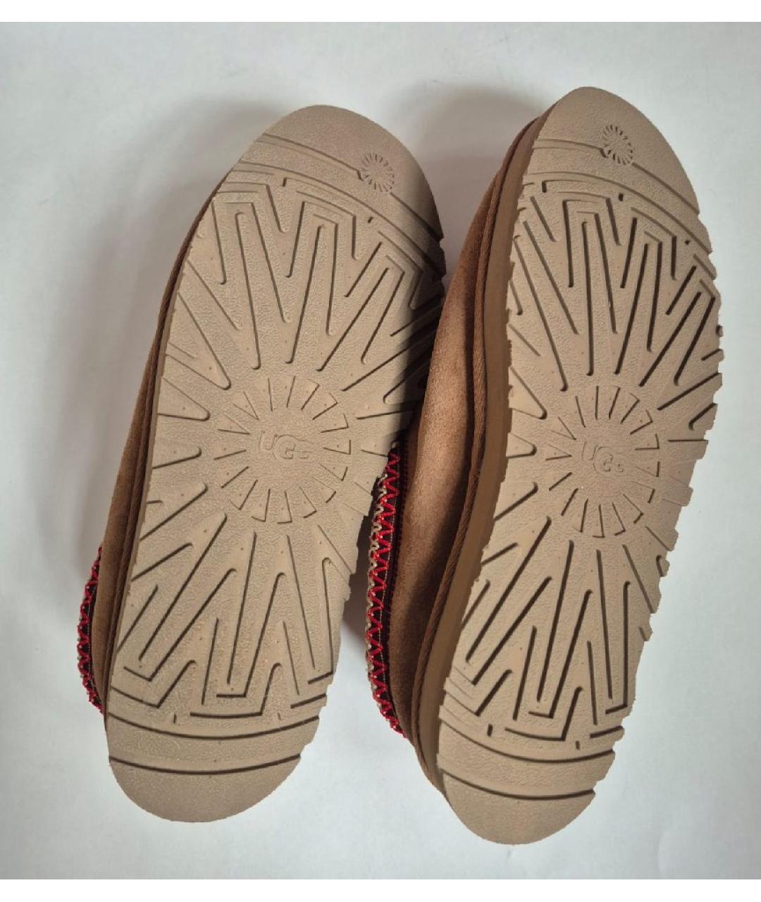 UGG AUSTRALIA Коричневые замшевые сапоги, фото 4