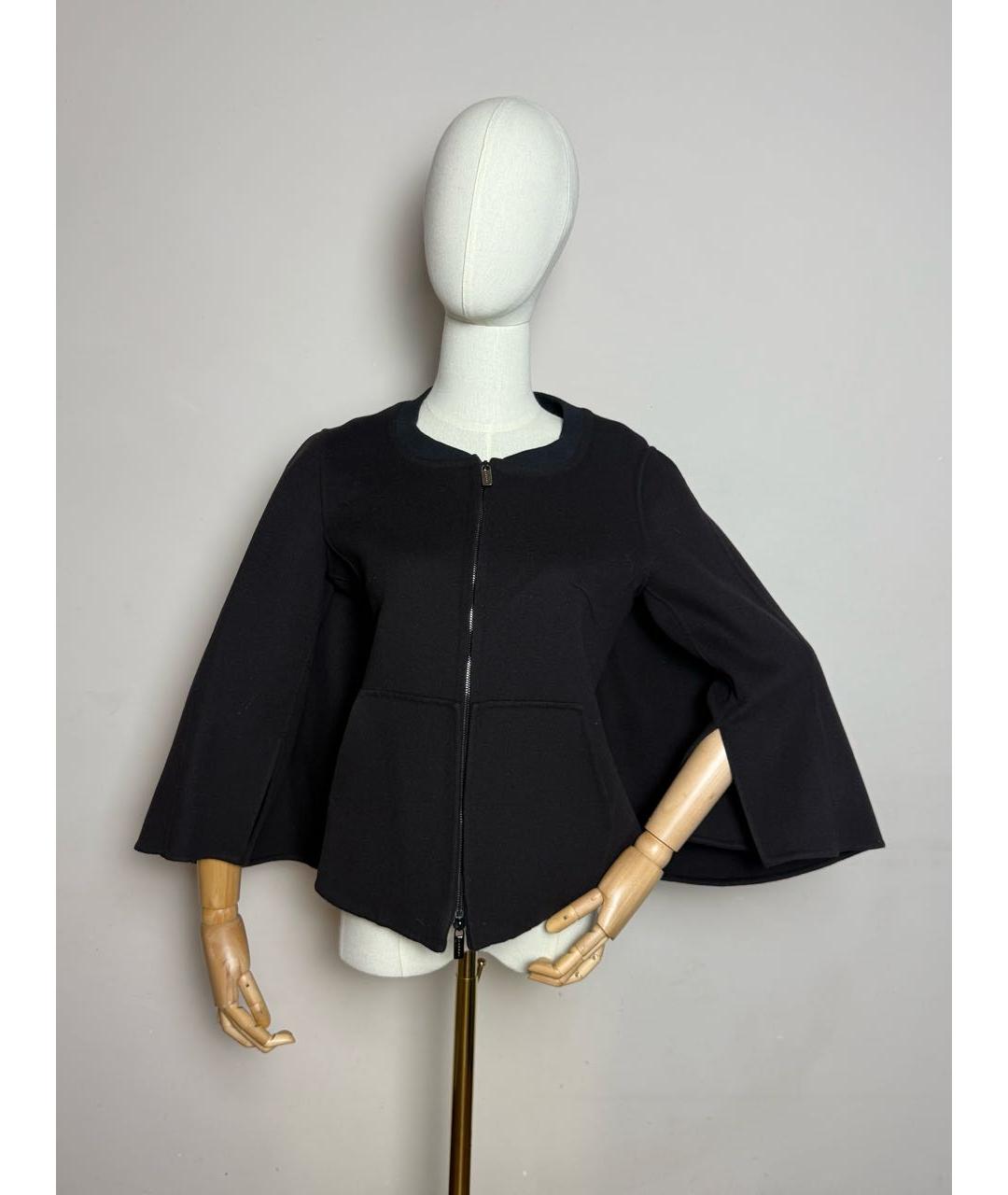 CELINE Черное шерстяное пальто, фото 7