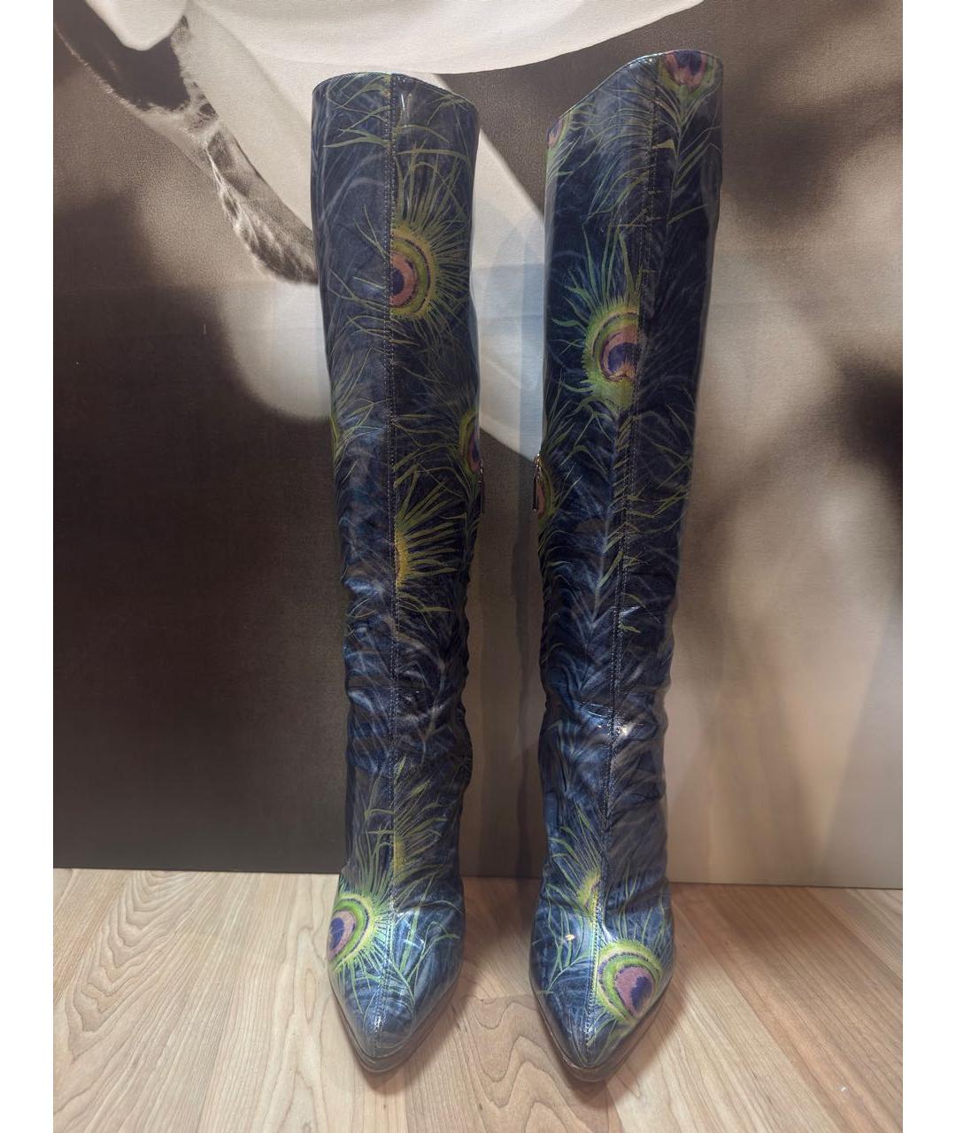 CASADEI Мульти сапоги из лакированной кожи, фото 2