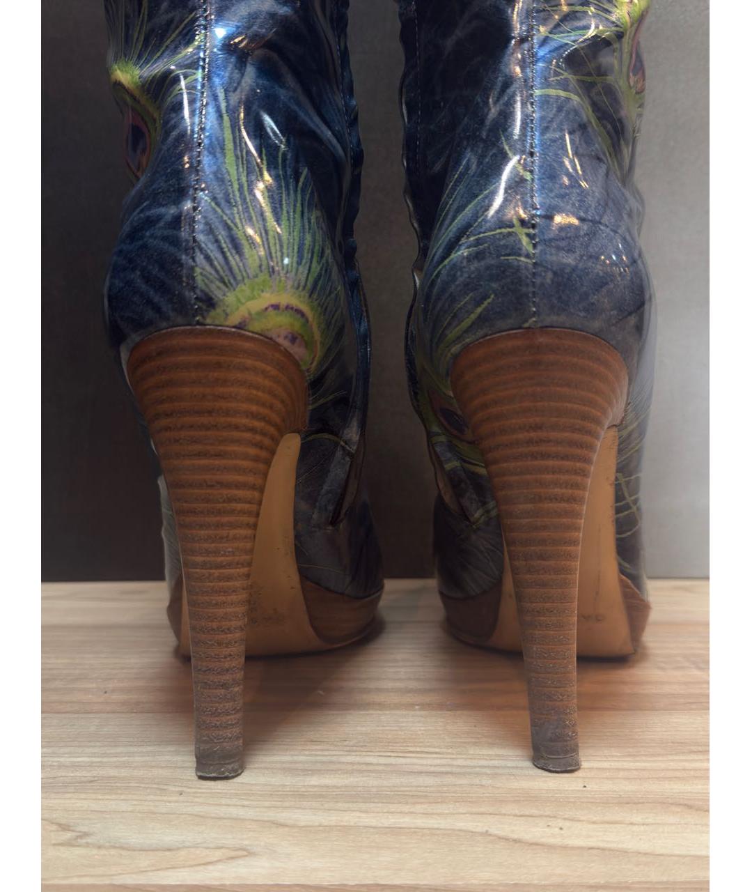 CASADEI Мульти сапоги из лакированной кожи, фото 6