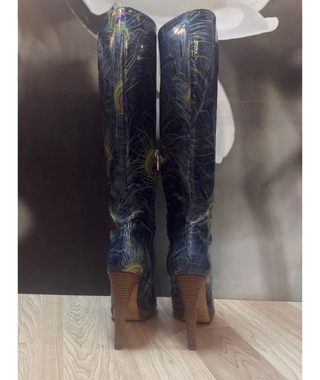 CASADEI Мульти сапоги из лакированной кожи, фото 5