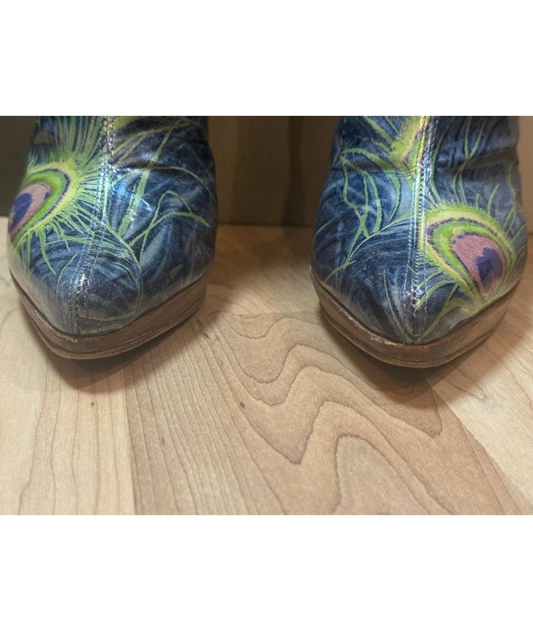 CASADEI Мульти сапоги из лакированной кожи, фото 4