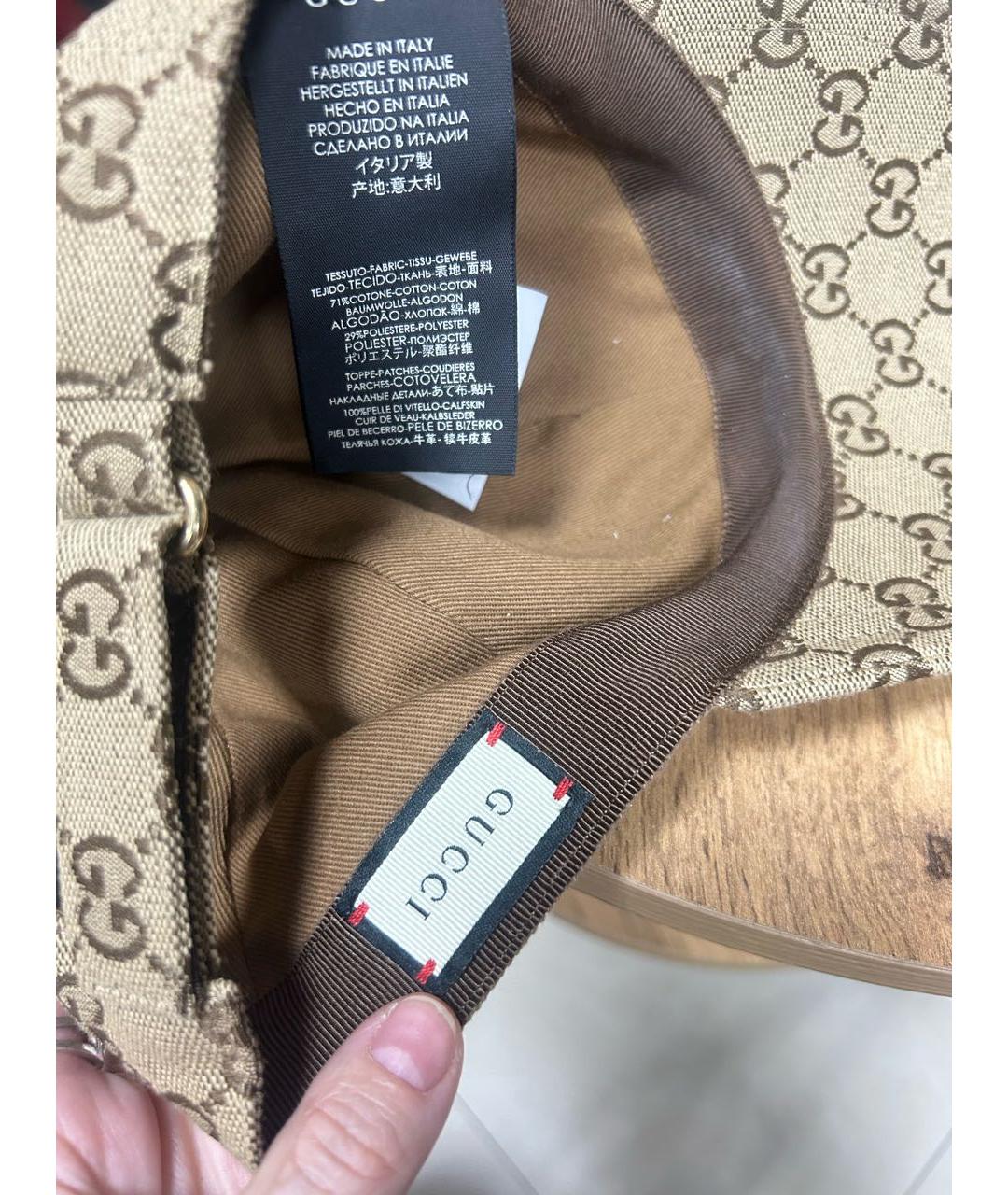GUCCI Коричневая кепка, фото 8