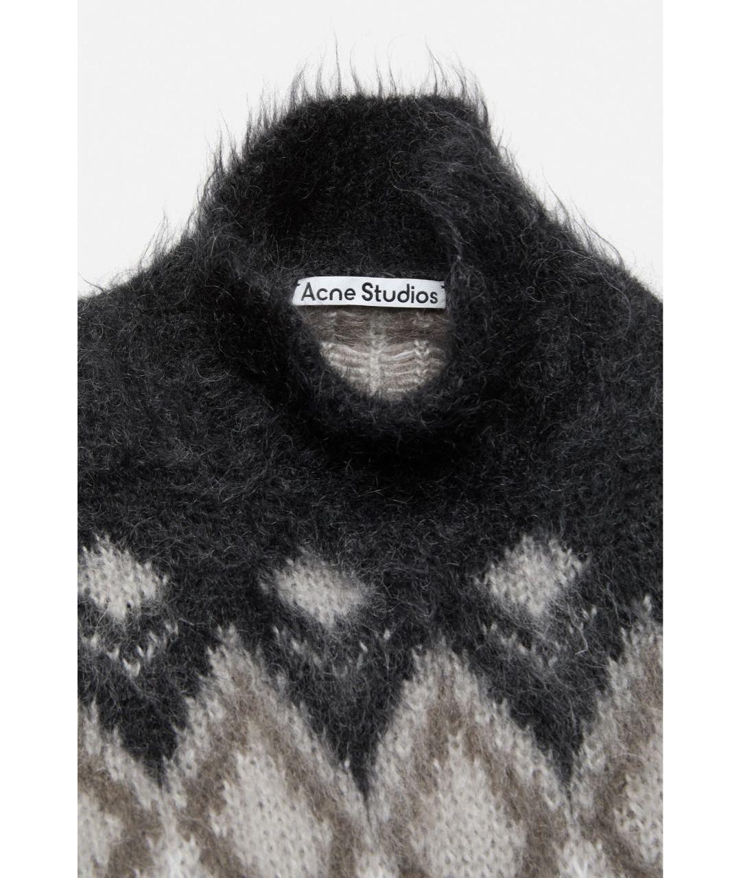 ACNE STUDIOS Бежевый шерстяной джемпер / свитер, фото 2