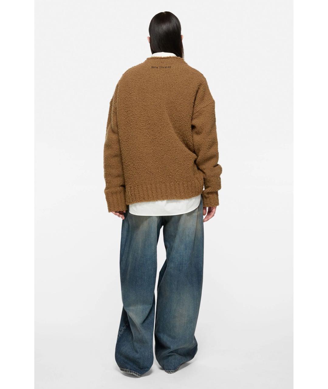 ACNE STUDIOS Коричневый джемпер / свитер, фото 5