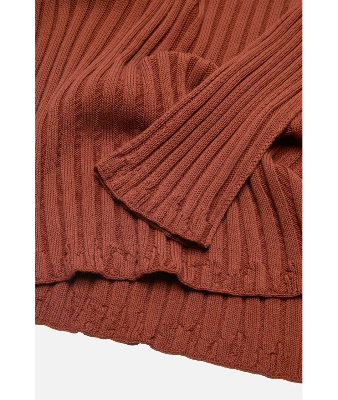 ACNE STUDIOS Оранжевый хлопковый джемпер / свитер, фото 6