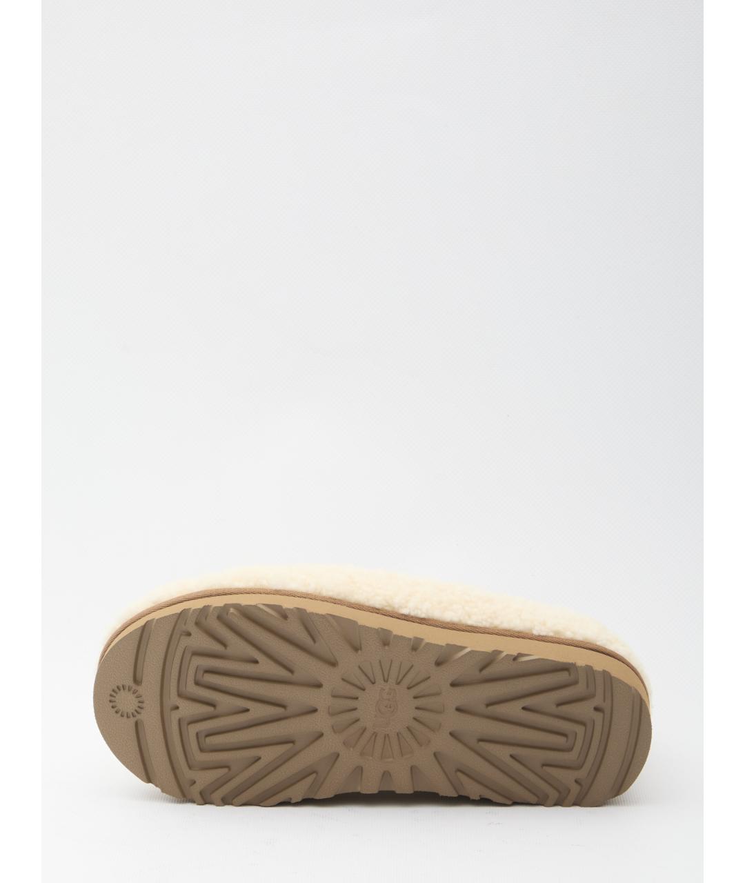 UGG AUSTRALIA Бежевые сабо, фото 4