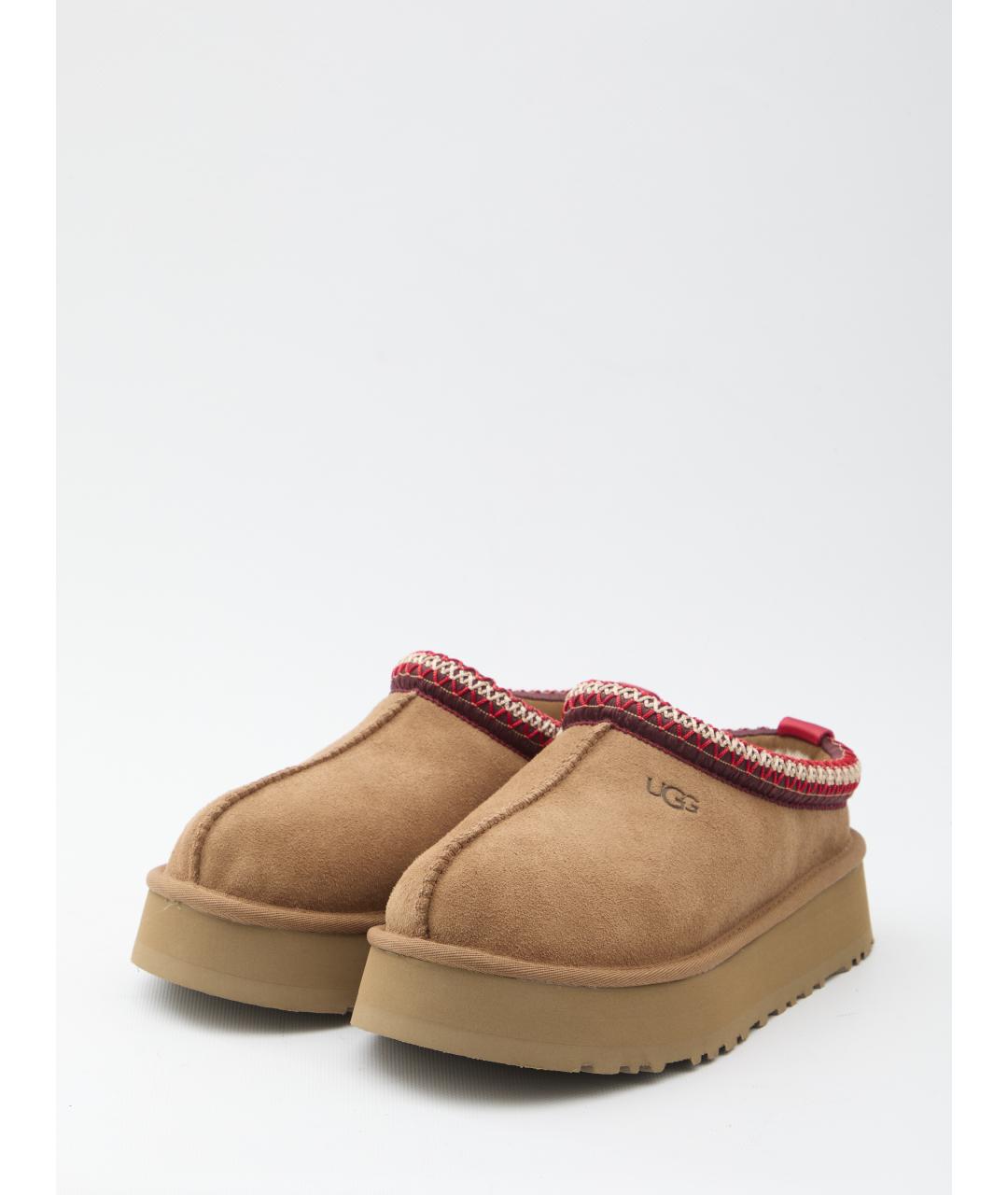 UGG AUSTRALIA Коричневые замшевые мюли, фото 2