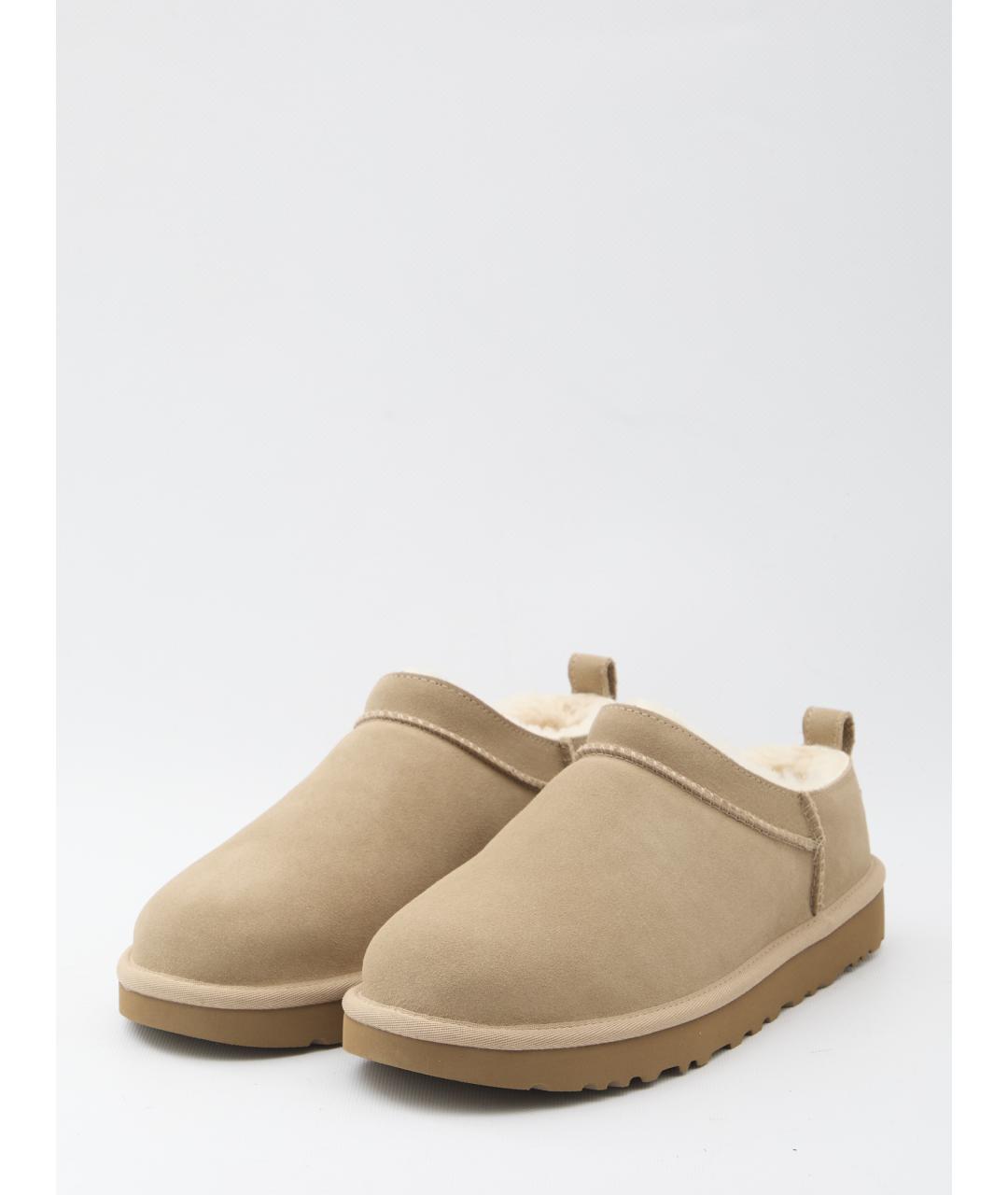 UGG AUSTRALIA Бежевые замшевые ботинки, фото 2