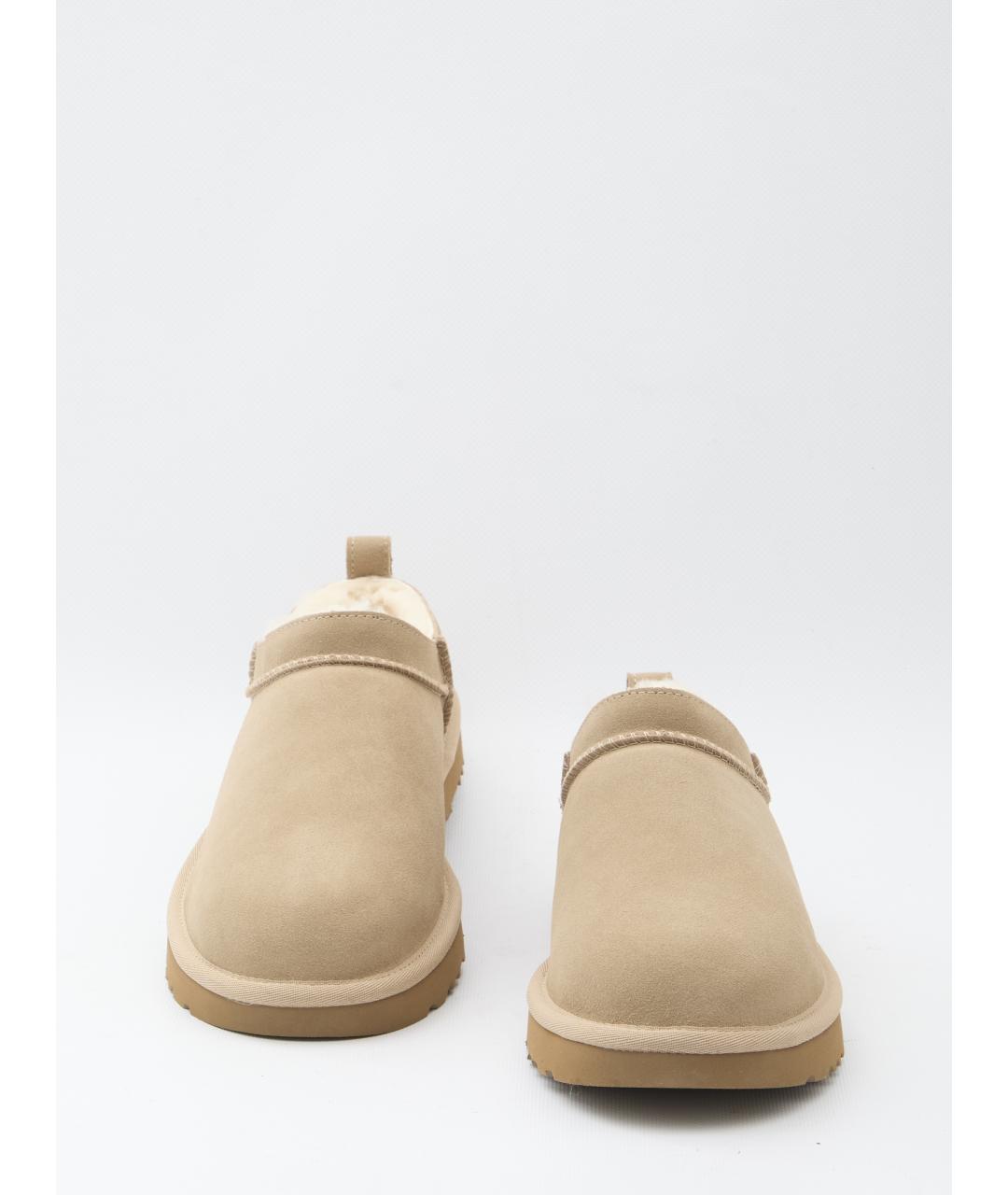 UGG AUSTRALIA Бежевые замшевые ботинки, фото 5