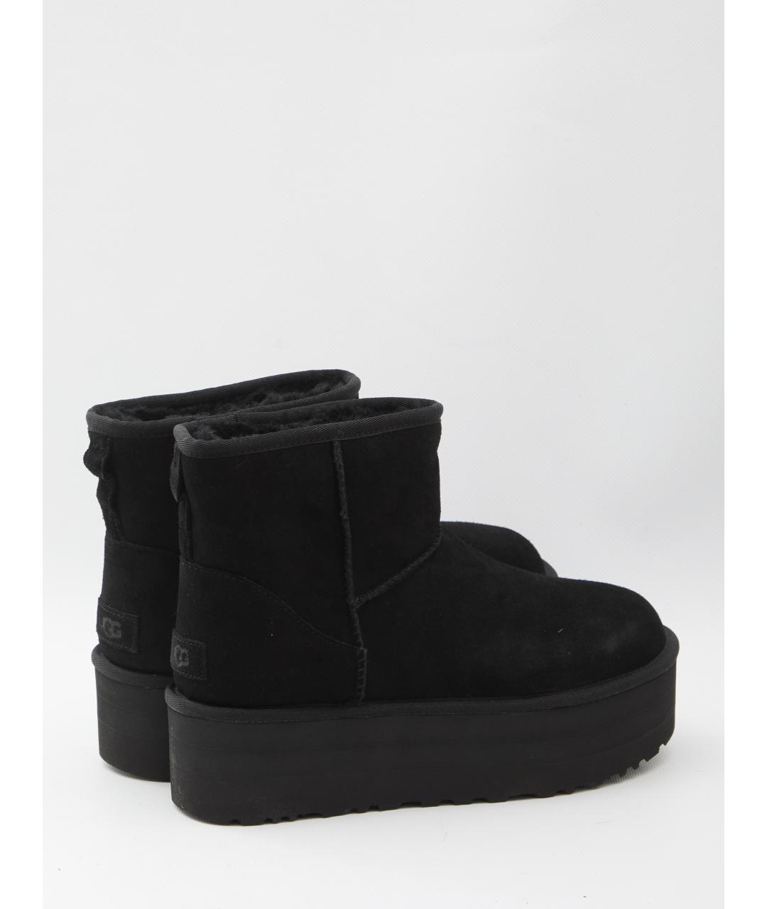 UGG AUSTRALIA Черные замшевые ботинки, фото 3