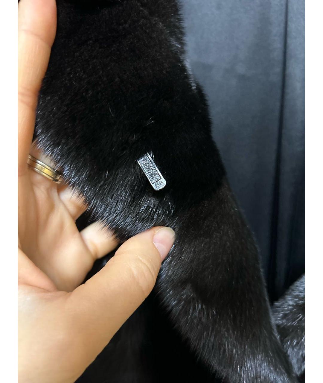 ALBERTA FERRETTI Коричневая меховая шуба, фото 5