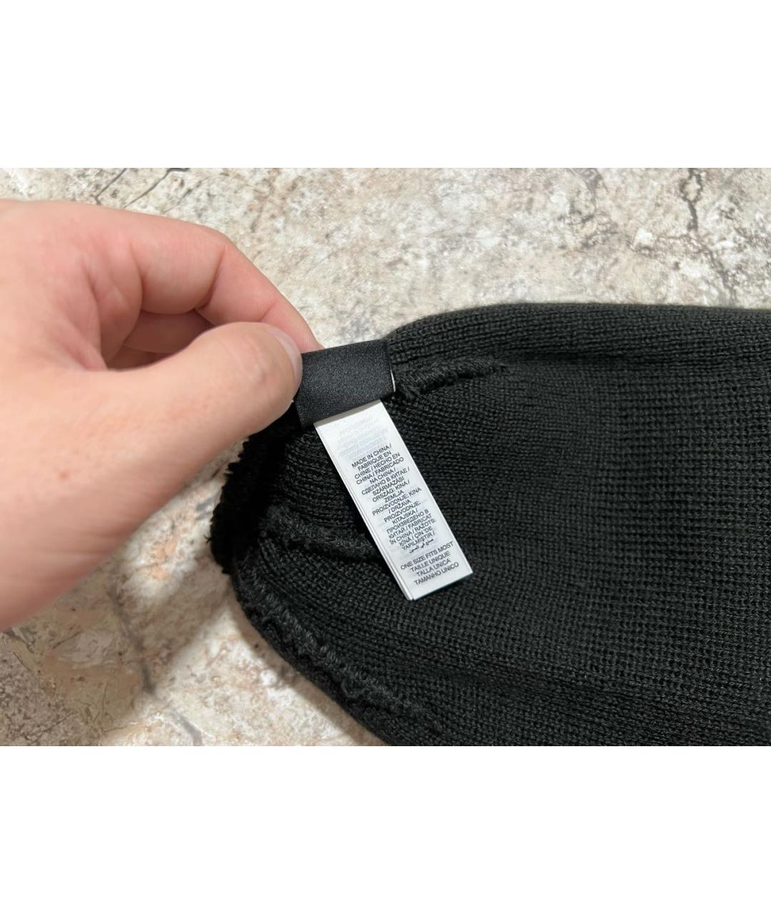 NIKE Черная шерстяная шапка, фото 6