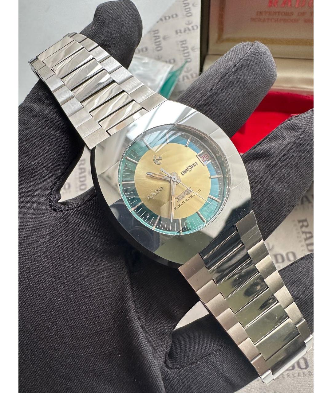 RADO Серебряные стальные часы, фото 5