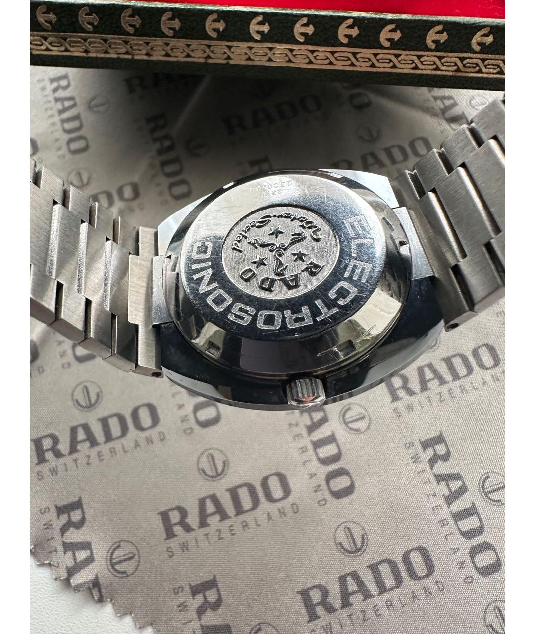 RADO Серебряные стальные часы, фото 2