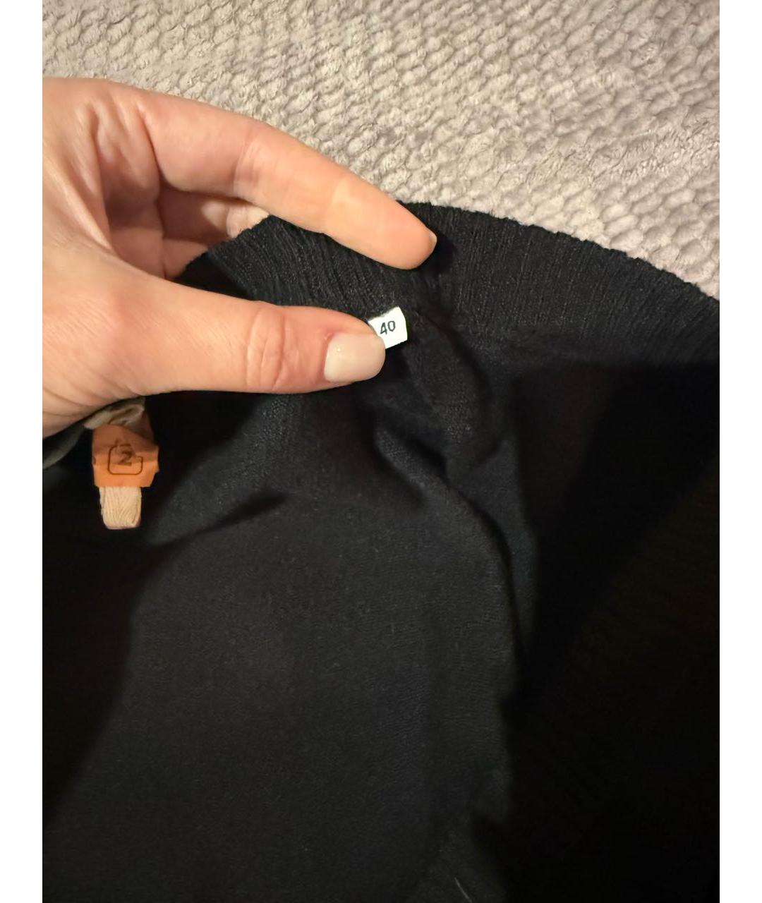 DOLCE&GABBANA Черный хлопковый кардиган, фото 3